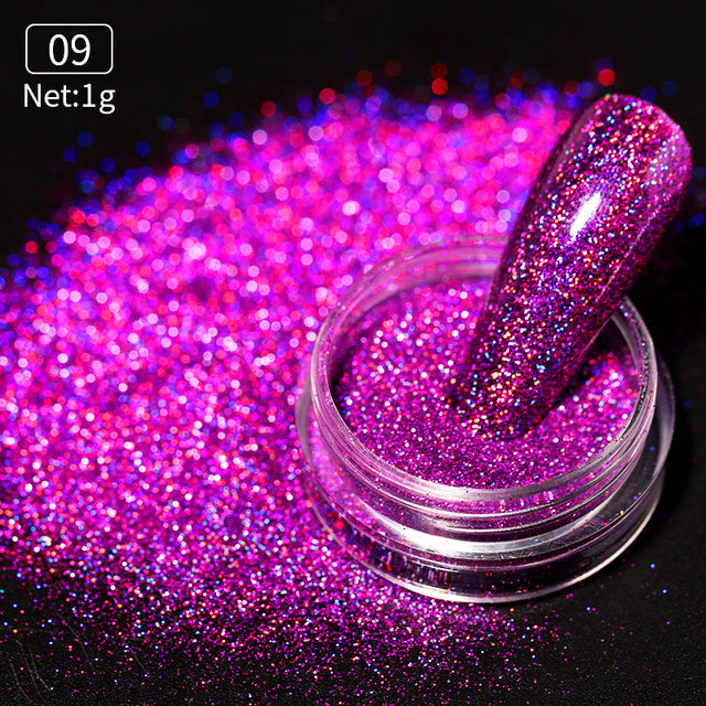 Gold Silver Mirror Powder Nail Art Glitter Rose Gold Champange UV Gel Polish Chrome Dust Metallic Effect Pigment Decoration