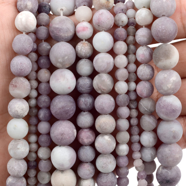 42 Style Natural Stone Beads 4 6 8 10mm Lava Amazonite Agates Amethysts Turuoqises Round Beads for Jewelry Making Diy Bracelets