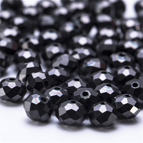 4 6 8mm Czech Loose Rondelle Crystal Beads For Jewelry Making Diy Needlework AB Color Spacer Faceted Glass Beads Wholesale