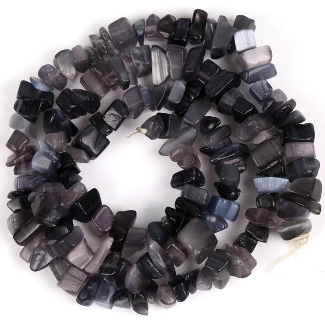 Irregular Freeform Chip Gravel Beads Natural Stone Amethysts Tiger Eye Beads For Jewelry Making 3-5-8-12mm Diy Necklace 16inches