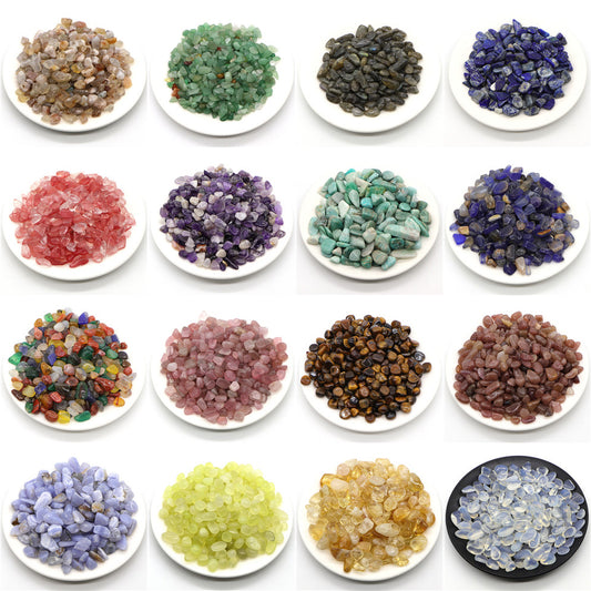 Natural Crystals Quartz Healing Stones Gravel Specimen Jewelry Making Decor Bulk Tumbled Gemstone Home Aquarium Decoration