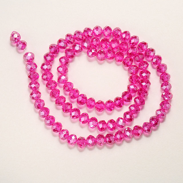 40 colors available 1strand 2X3mm/3X4mm/4X6mm crystal rondelle beads crystal beads glass beads for jewelry making diy