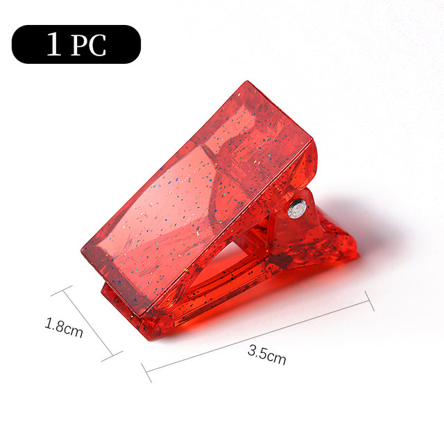 Acrylic Nail Clip Transparent Gel Quick Building Nail Tips Clips Fingernail Extension UV Clamps Manicuring Art Builder Tools Set