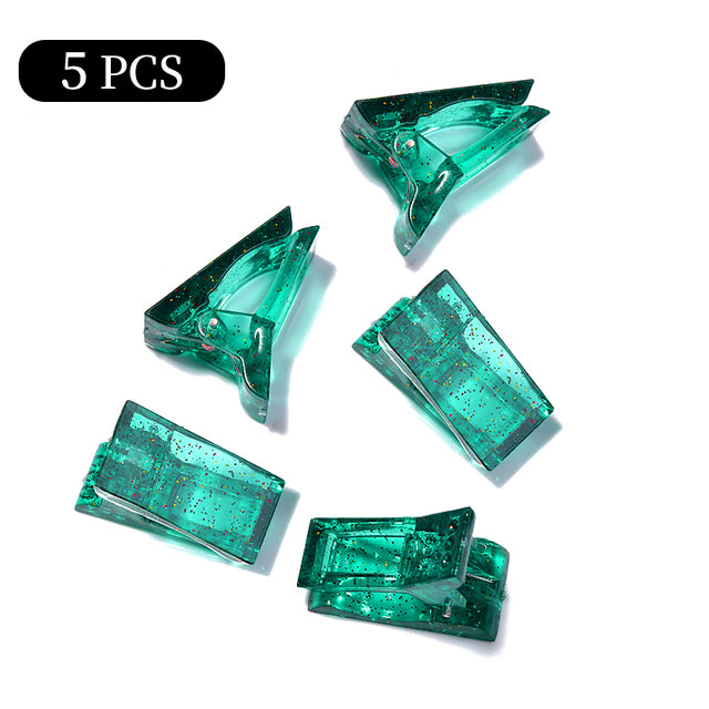 Acrylic Nail Clip Transparent Gel Quick Building Nail Tips Clips Fingernail Extension UV Clamps Manicuring Art Builder Tools Set