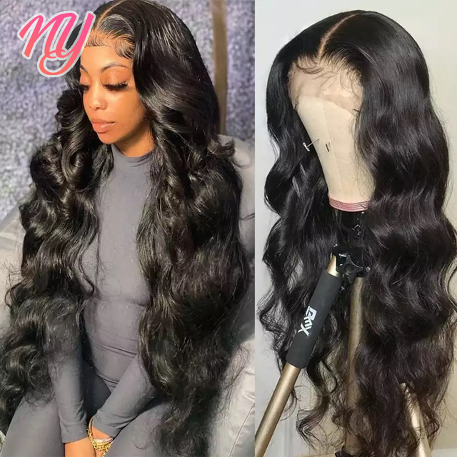 Highlight Wig Human Hair Body Wave Lace Front Wigs For Woman Human Hair 13x4 HD Lace Frontal Wig 8&quot;-32&quot; Colored Human Hair Wigs