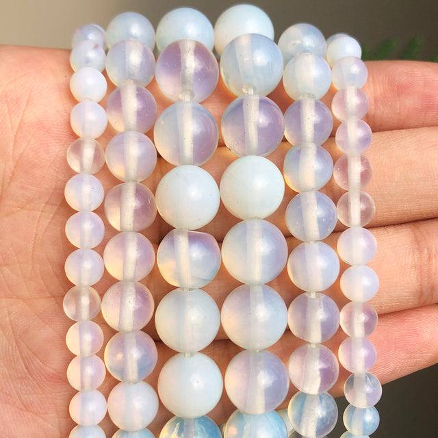 45 Style Natural Stone Beads 4-12mm Garnet Lava Amazonite Agates Amethysts Round Loose Beads for Jewelry Making Diy Bracelets