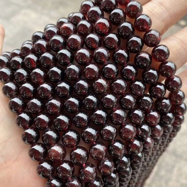 45 Style Natural Stone Beads 4-12mm Garnet Lava Amazonite Agates Amethysts Round Loose Beads for Jewelry Making Diy Bracelets