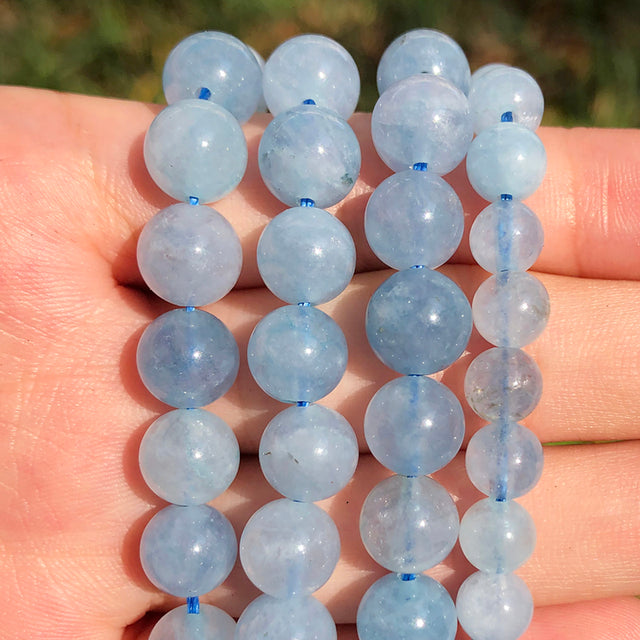 45 Style Natural Stone Beads 4-12mm Garnet Lava Amazonite Agates Amethysts Round Loose Beads for Jewelry Making Diy Bracelets