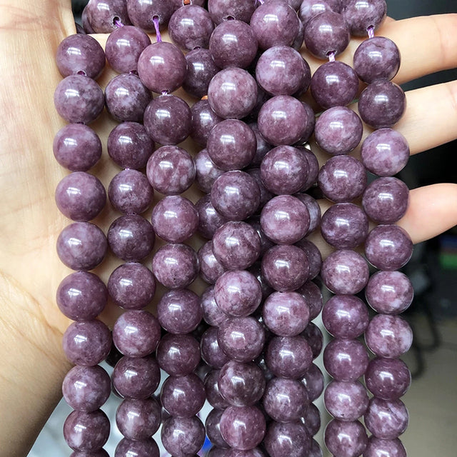 45 Style Natural Stone Beads 4-12mm Garnet Lava Amazonite Agates Amethysts Round Loose Beads for Jewelry Making Diy Bracelets