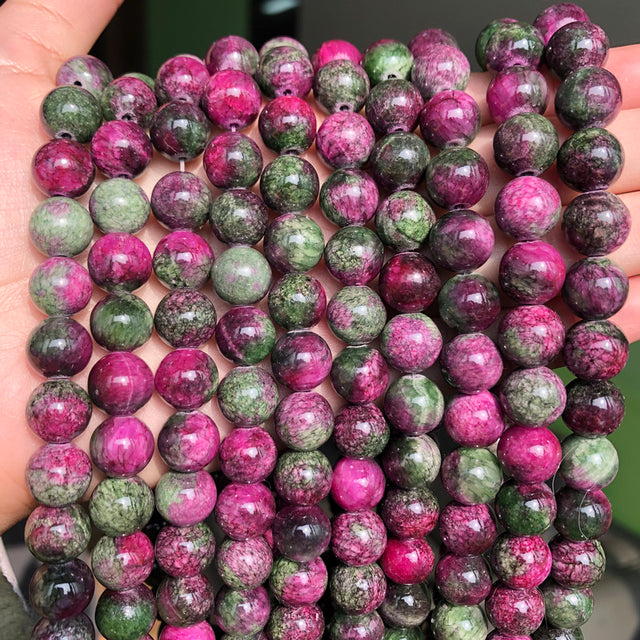 45 Style Natural Stone Beads 4-12mm Garnet Lava Amazonite Agates Amethysts Round Loose Beads for Jewelry Making Diy Bracelets