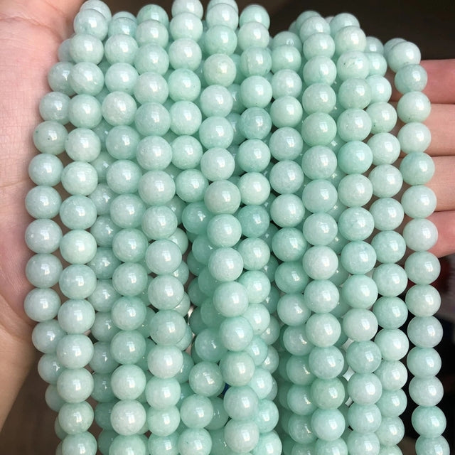 45 Style Natural Stone Beads 4-12mm Garnet Lava Amazonite Agates Amethysts Round Loose Beads for Jewelry Making Diy Bracelets