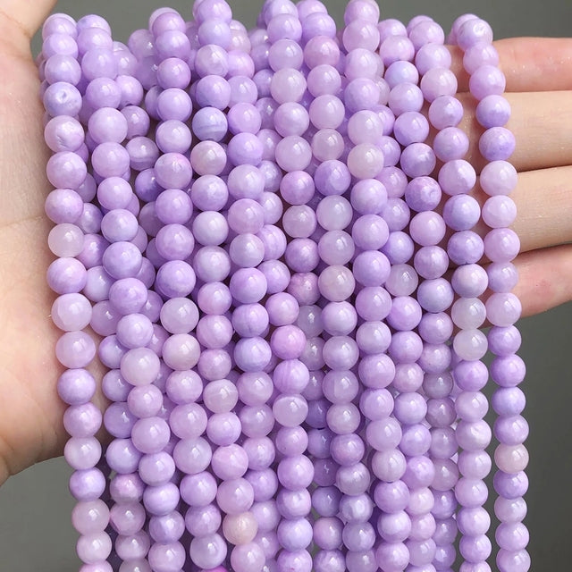 45 Style Natural Stone Beads 4-12mm Garnet Lava Amazonite Agates Amethysts Round Loose Beads for Jewelry Making Diy Bracelets