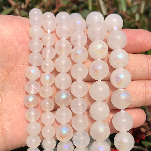 45 Style Natural Stone Beads 4-12mm Garnet Lava Amazonite Agates Amethysts Round Loose Beads for Jewelry Making Diy Bracelets