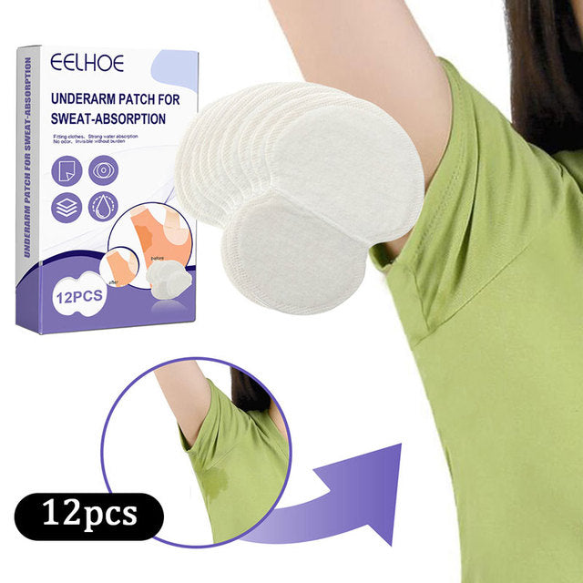 10pcs/Bag Women Armpit Sweat Pads Underarm Summer Disposable Absorbing Anti Perspiration Deodorant Patch Anti Sweat Stickers